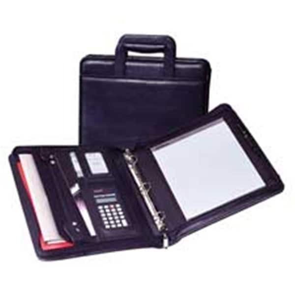Samsill Corporation SAM15670 Zipper Binder- Letter- Retractable Handles- 2 Exterior Pckts- BK SAM15670 - main